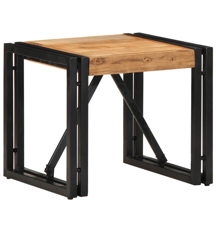 Table basse 40x40x35 cm bois massif acacia | Mobilier & Déco