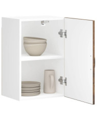Armoire murale de cuisine Lucca chêne fumé bois ingénierie | Mobilier & Déco
