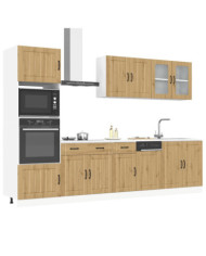 Ensemble d'armoires de cuisine 7 pcs Kalmar bois d'ingénierie | Mobilier & Déco