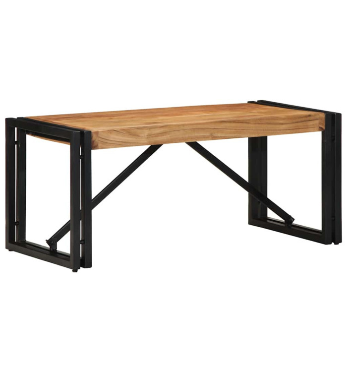 Table basse 80x40x35 cm bois massif d'acacia | Mobilier & Déco