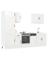 Ensemble d'armoires de cuisine 7 pcs Lucca bois d'ingénierie | Mobilier & Déco