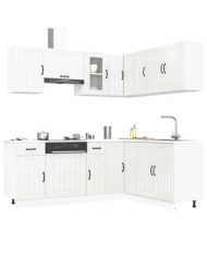 Ensemble d'armoires de cuisine 11 pcs Lucca bois d'ingénierie | Mobilier & Déco