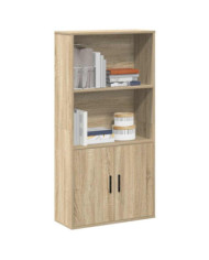 Bibliothèque chêne sonoma 60x24x120 cm bois d'ingénierie | Mobilier & Déco