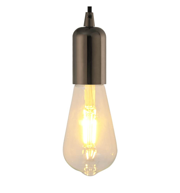 Douilles de lampe 2 pcs noir brillant E27 | Mobilier & Déco