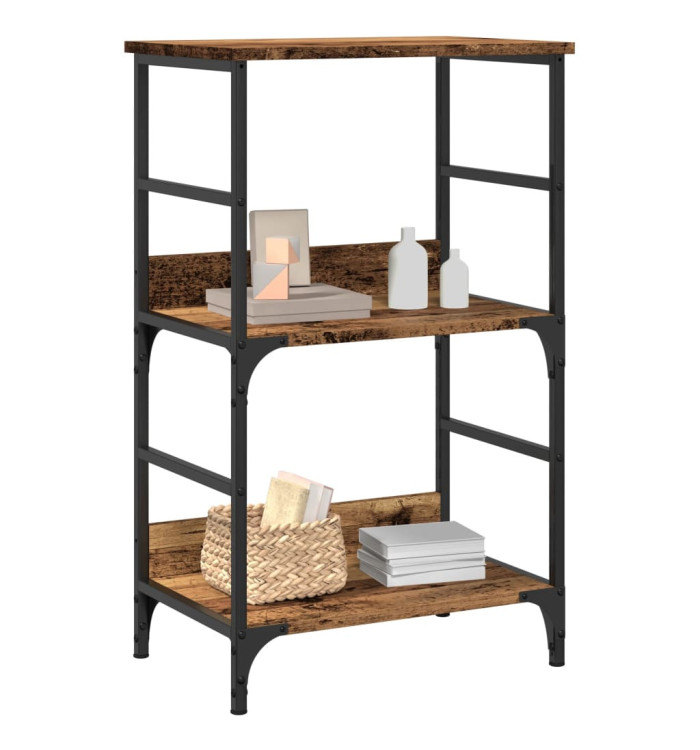 Bibliothèque vieux bois 50x33x82 cm bois d'ingénierie | Mobilier & Déco