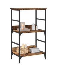 Bibliothèque vieux bois 50x33x82 cm bois d'ingénierie | Mobilier & Déco