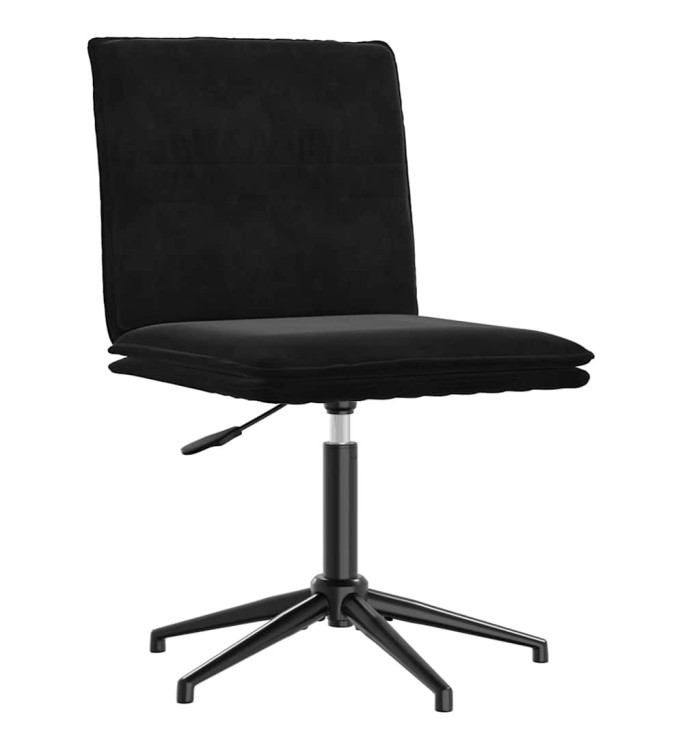 Chaise à manger Noir Velours | Mobilier & Déco