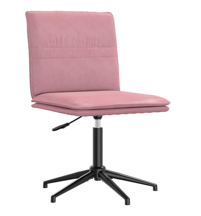 Chaise à manger Rose Velours | Mobilier & Déco