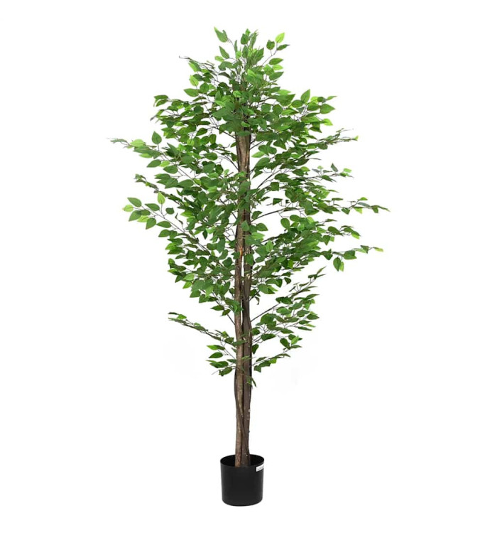 Plante artificielle ficus 1260 feuilles 200 cm vert | Mobilier & Déco