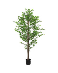 Plante artificielle ficus 1260 feuilles 200 cm vert | Mobilier & Déco