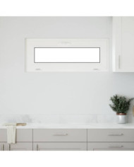 Fenêtre de sous-sol RISOR 100x40 cm inclinable 2 vitrages blanc | Mobilier & Déco
