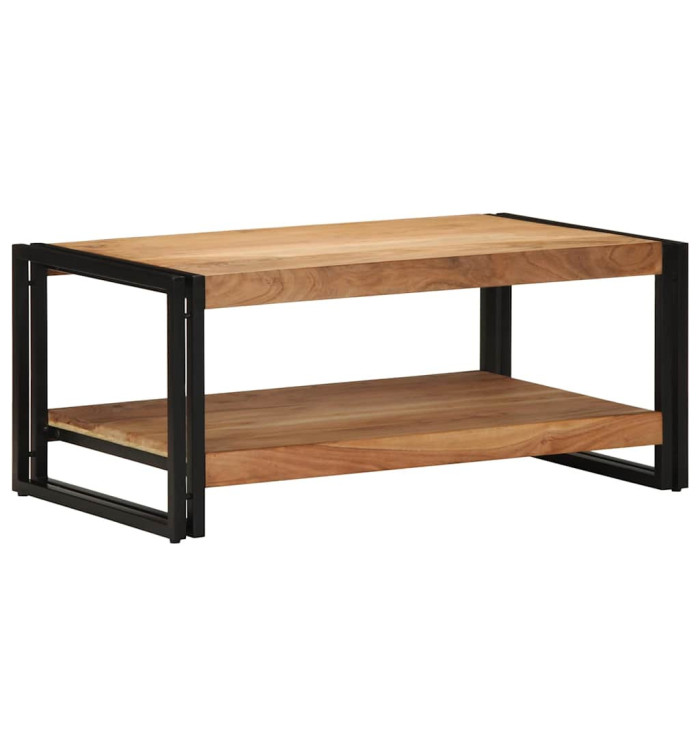 Table basse 90x50x38 cm bois massif acacia | Mobilier & Déco
