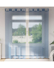 Rideaux en voile avec œillets 2 pcs bleu royal | Mobilier & Déco