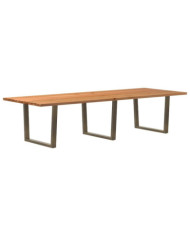 Table à manger 320x120x74 cm bois de chêne massif rectangulaire | Mobilier & Déco