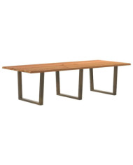  Table à manger et bord vivant 280x120x74cm bois massif de chêne | Mobilier & Déco