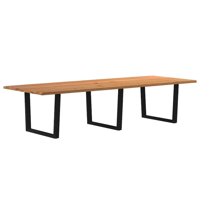  Table à manger et bord vivant 320x120x74cm bois massif de chêne | Mobilier & Déco