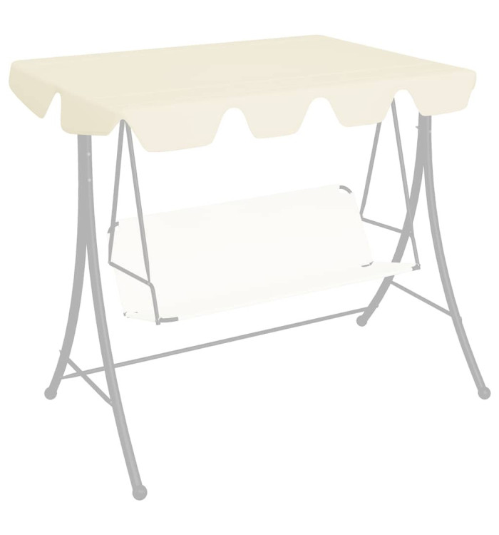 Toit de rechange de balançoire crème 150/130x105/70 cm | Mobilier & Déco