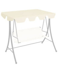 Toit de rechange de balançoire crème 150/130x105/70 cm | Mobilier & Déco