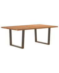 Table à manger et bord naturel bois massif chêne | Mobilier & Déco