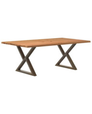 Table à manger et bord naturel bois massif chêne | Mobilier & Déco