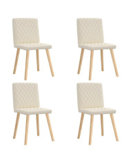 Chaises à manger lot de 4 Lin | Mobilier & Déco
