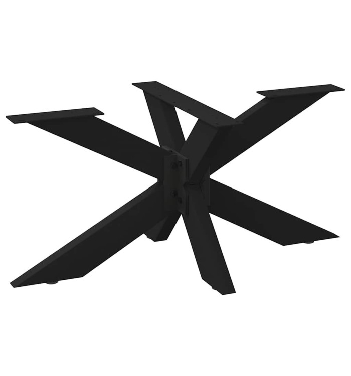 Pied de table basse forme d'araignée noir 98x58x(42-43) cm | Mobilier & Déco