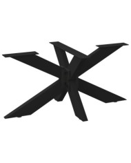 Pied de table basse forme d'araignée noir 98x58x(42-43) cm | Mobilier & Déco