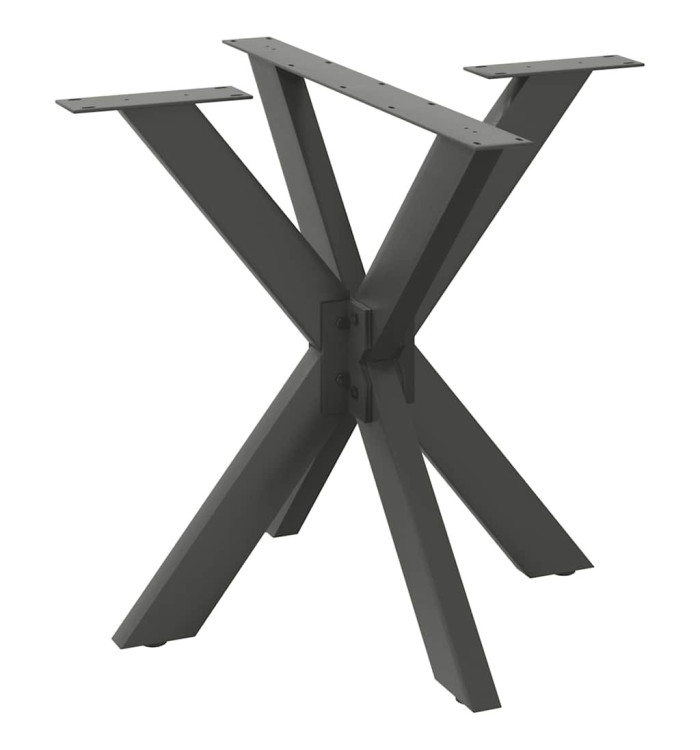 Pied de table à manger forme d'araignée 85x85x(72-73) cm | Mobilier & Déco