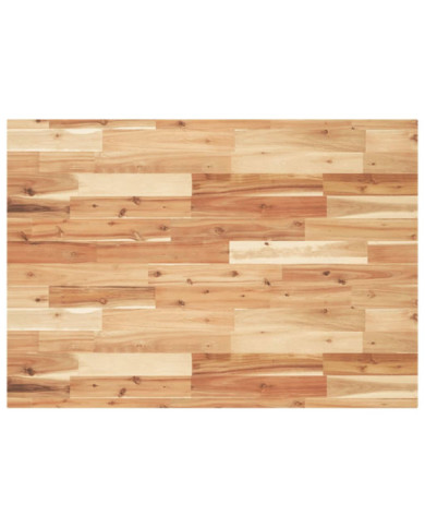 Dessus de bureau fini à l'huile 80x70x4cm bois d'acacia massif | Mobilier & Déco