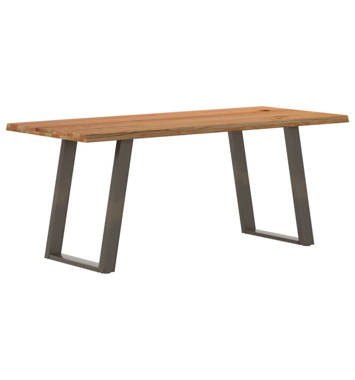 Table à manger et bord naturel bois massif chêne rectangulaire | Mobilier & Déco