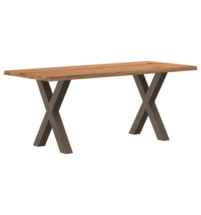 Table à manger et bord naturel bois massif chêne rectangulaire | Mobilier & Déco