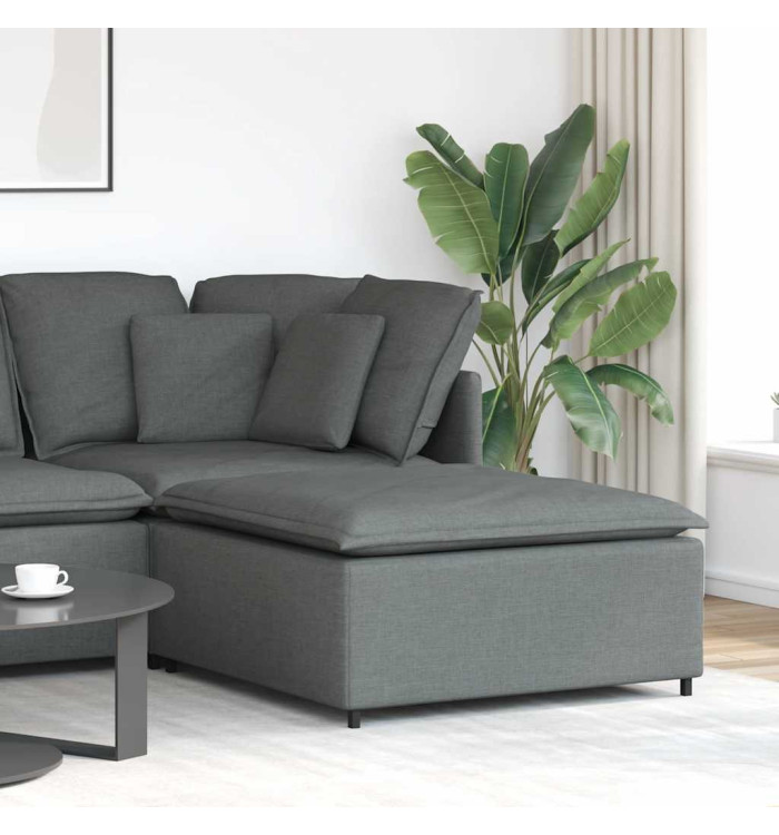 Module de repose-pieds de canapé modulaire gris foncé | Mobilier & Déco