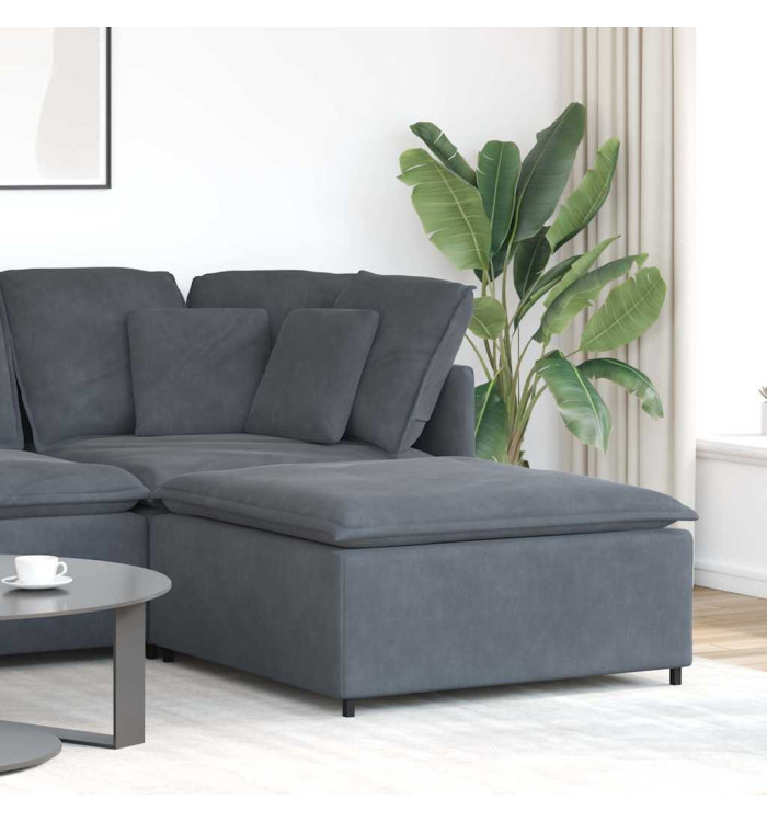 Module de repose-pieds de canapé modulaire gris foncé | Mobilier & Déco