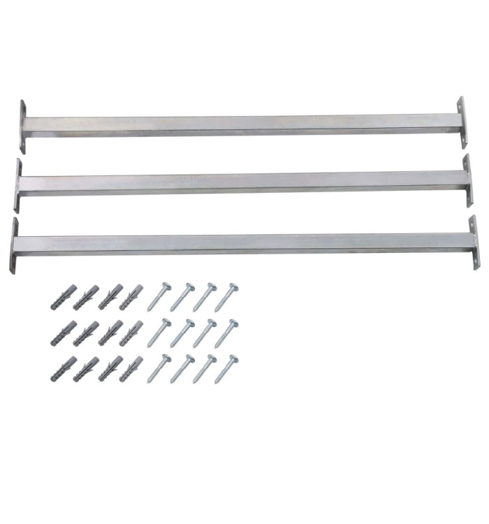 Barres de fenêtre réglables de sécurité 3 pcs 710-1200 mm | Mobilier & Déco