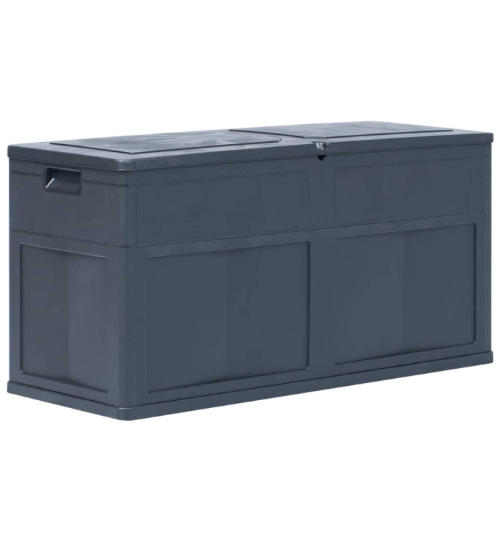 Boîte de rangement de jardin 320 L Noir | Mobilier & Déco