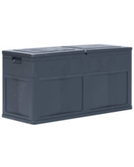 Boîte de rangement de jardin 320 L Noir | Mobilier & Déco