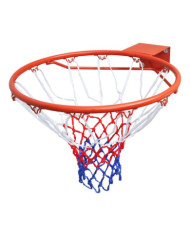 Ensemble de panier de basket-ball avec filet Orange 45 cm | Mobilier & Déco