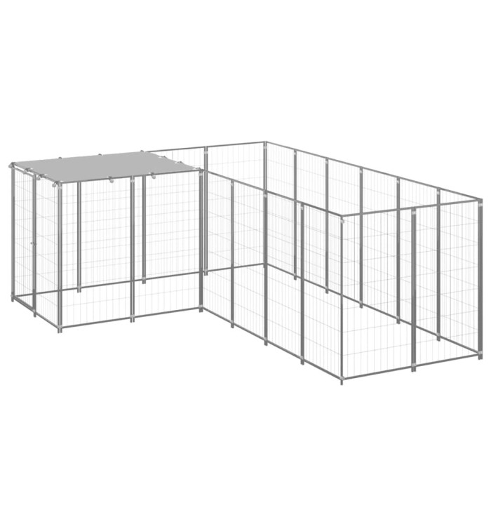 Chenil Argenté 4,84 m² Acier | Mobilier & Déco