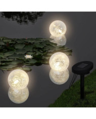 Boules solaires flottantes 3 LED pour étang piscine | Mobilier & Déco