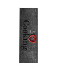 Tapis de sol de cuisine lavable Cooking 45x150 cm | Mobilier & Déco