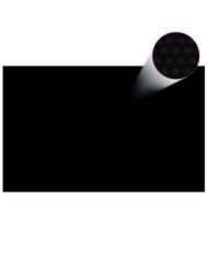 Film solaire de piscine PE rectangulaire flottant 8x5 m Noir | Mobilier & Déco