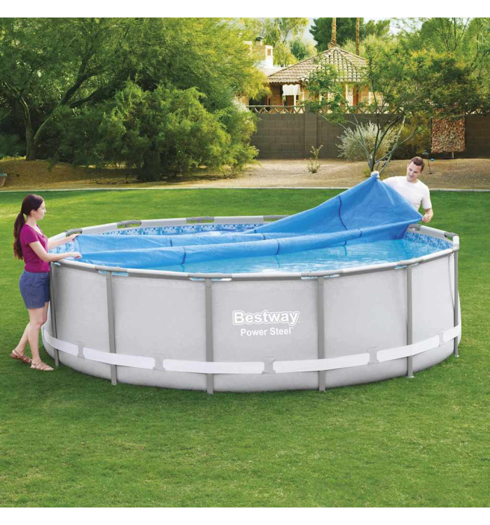 Bestway Couverture solaire de piscine Flowclear 427 cm | Mobilier & Déco