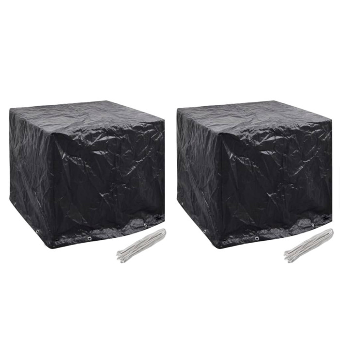 Housse de réservoir d'eau de jardin 2pcs 8 œillet 116x100x120cm | Mobilier & Déco