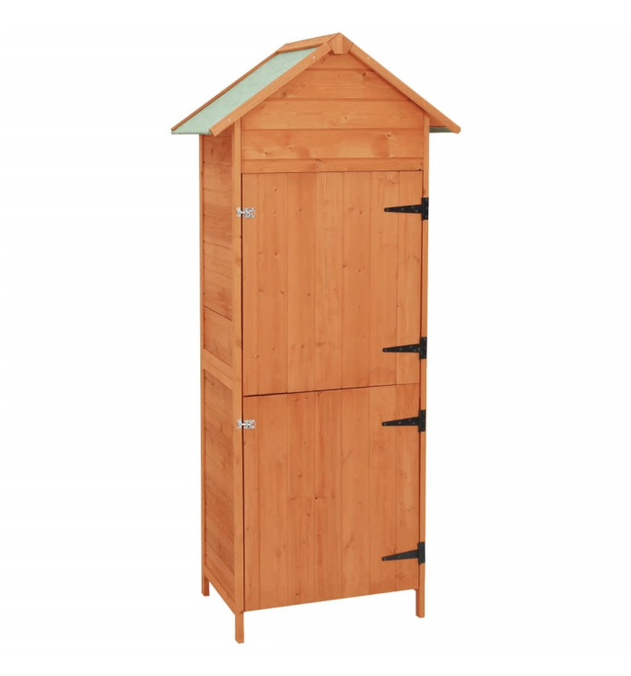 Armoire de rangement de jardin Marron 42,5x64x190 cm | Mobilier & Déco