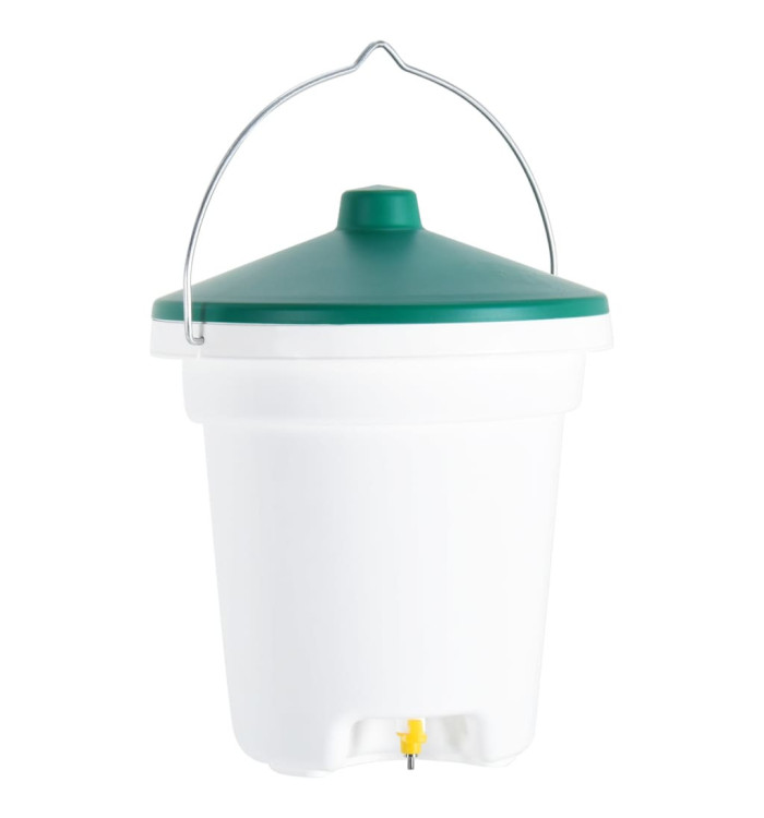 Abreuvoir pour volailles avec tétines 12 L | Mobilier & Déco