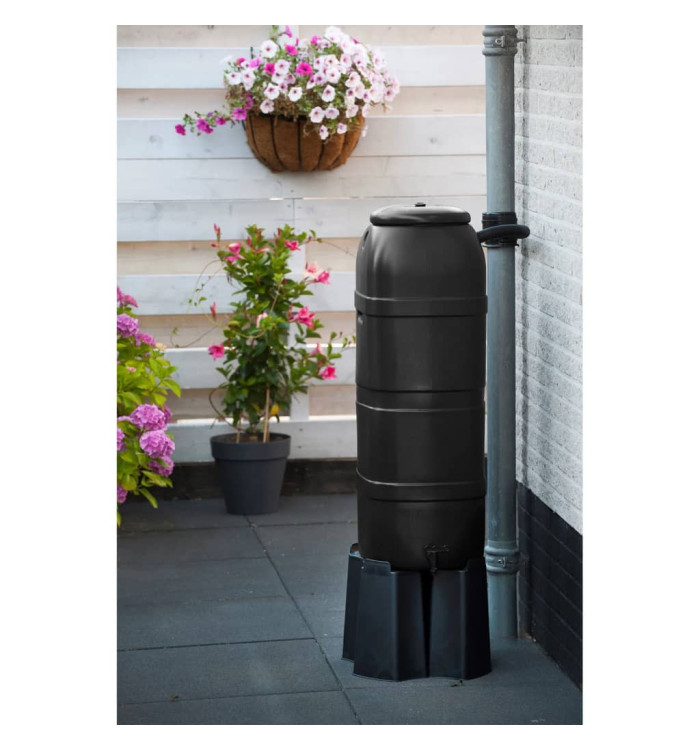Nature Tonneau d'eau 100 L Noir | Mobilier & Déco