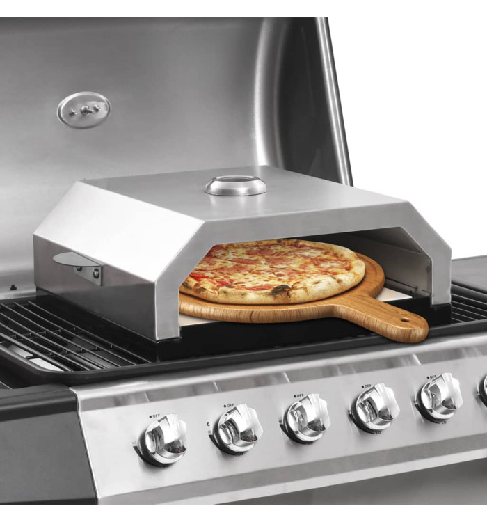 Four à pizza avec pierre en céramique pour barbecue au charbon | Mobilier & Déco