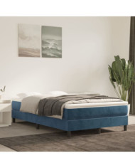 Matelas de lit à ressorts ensachés Bleu foncé 120x200x20 cm | Mobilier & Déco