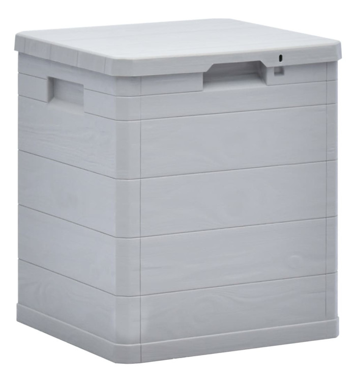 Boîte de rangement de jardin 90 L Gris clair | Mobilier & Déco