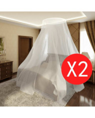 Moustiquaire 2 pcs Rond 56x325x230 cm | Mobilier & Déco